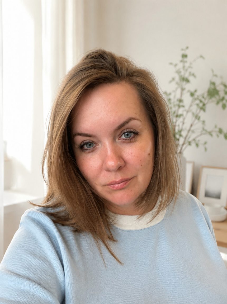 Екатерина Стрейко — психолог, портрет в светлой комнате